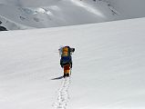 15 Climbing Sherpa Lal Singh Tamang Leads The Way Up The Slope From The East Rongbuk Glacier Towards Lhakpa Ri Camp I 